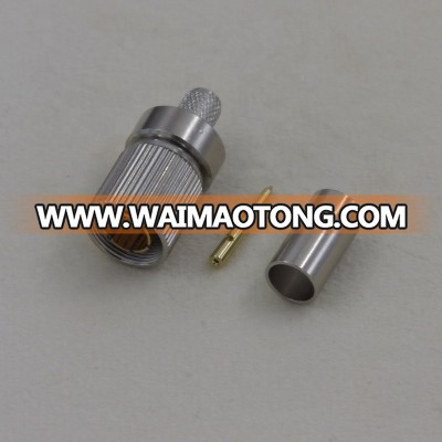 RF coaxial 1.6/5.6 male crimp connector for 2YCCY cable