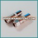 75Ohm copper waterproof optical fiber cable connector